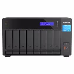 QNAP TVS-h874T NAS Tower Intel® Core™ i7 32 GB DDR4 112 TB HDD QuTS hero Black