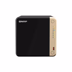 TS-464 is a compact 4-bay NAS with superior performance. Supporting up to 66 TB storage and 4 TB M.2 SSD caching* at an affor ...