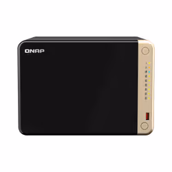 TS-664 is a compact 6-bay NAS with superior performance. Supporting up to 110 TB storage and 4 TB M.2 SSD caching* at an affo ...