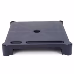 LEBLOC stackable 50mm monitor riser/stand in black; initially designed