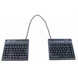 Kinesis Freestyle2 keyboard with 20 separation cable (UK Layout); dram
