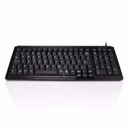 Accuratus K103A 15KV, Full-size (100%), Wired, USB, Scissor key switch, QWERTY, Black