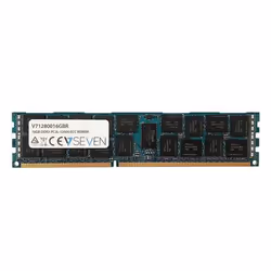 V7 16GB DDR3 PC3-12800 - 1600mhz SERVER ECC REG Server Memory Module - V71280016GBR, 16 GB, 1 x 16 GB, DDR3, 1600 MHz, 240-pi ...