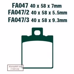 Brake pad set; EBC Brakes