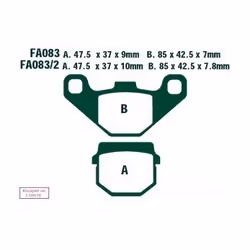 Brake pad set; EBC Brakes