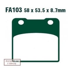 EBC Brakes FA103 Brake pad set