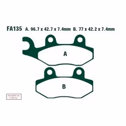 Brake pad set; EBC Brakes