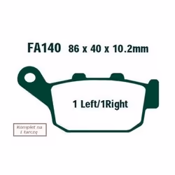 Brake pad set; EBC Brakes