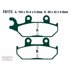 Brake pad set; EBC Brakes