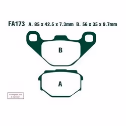 Brake pad set; EBC Brakes