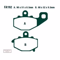 Brake pad set; EBC Brakes