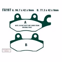 Brake pad set; EBC Brakes