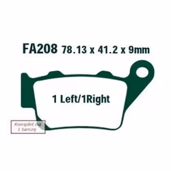 Brake pad set; EBC Brakes