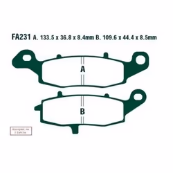 Brake pad set; EBC Brakes