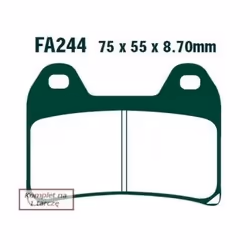 Brake pad set; EBC Brakes