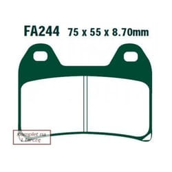 EBC Brakes FA244HH Brake pad set