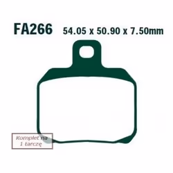 Brake pad set; EBC Brakes