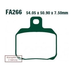 EBC Brakes FA266HH Brake pad set