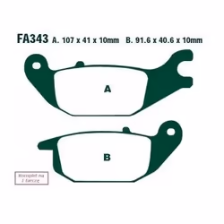 Brake pad set; EBC Brakes