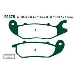 EBC Brakes FA375 Brake pad set