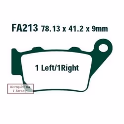 Brake pad set; EBC Brakes