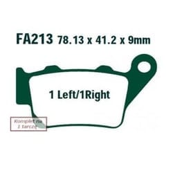 EBC Brakes FA213HH Brake pad set