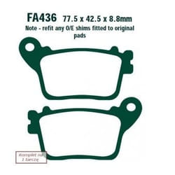 EBC Brakes FA436HH Brake pad set