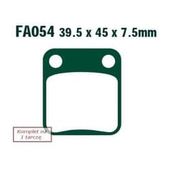 EBC Brakes SFA054 Brake pad set