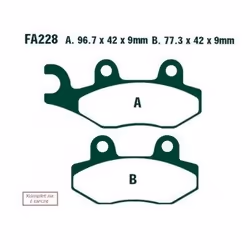 Brake pad set; EBC Brakes