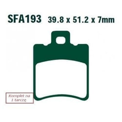 EBC Brakes SFA193 Brake pad set