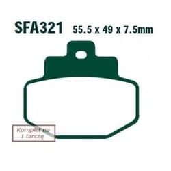 EBC Brakes SFA321 Brake pad set