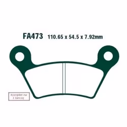 Brake pad set; EBC Brakes