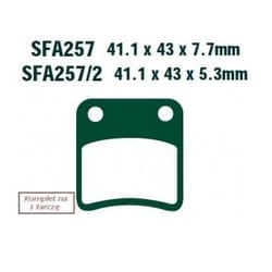EBC Brakes SFA257 Brake pad set