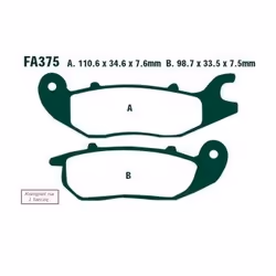 Brake pad set; EBC Brakes