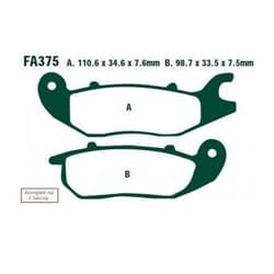 EBC Brakes SFA375 Brake pad set