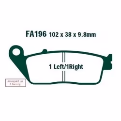 Brake pad set; EBC Brakes