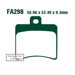 EBC Brakes SFA298HH Brake pad set