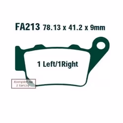 Brake pad set; EBC Brakes