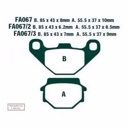 Brake pad set; EBC Brakes