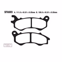 Brake pad set; EBC Brakes