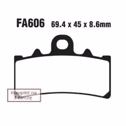 Brake pad set; EBC Brakes