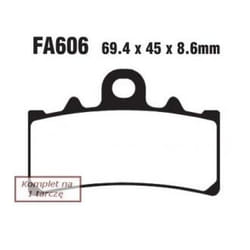 EBC Brakes FA606 Brake pad set