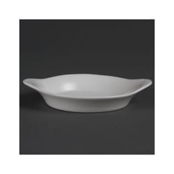 Olympia Whiteware Round Eared Dishes 156x 126mm (Pack of 6)