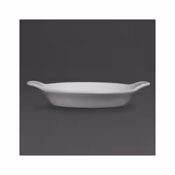 Olympia Whiteware Round Eared Dishes 170 x 140mm (Pack of 6)