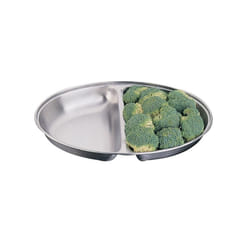 Olympia Oval Vegetable Dish Two Compartments 300mm