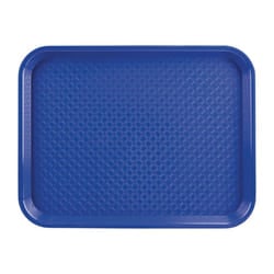 Kristallon Large Polypropylene Fast Food Tray Blue 450mm - [P512]