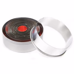 Vogue Round Plain Pastry Cutter Set (Pack of 11) - [E013]