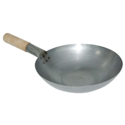 Vogue Mild Steel Wok Flat Base 330mm - [K296]