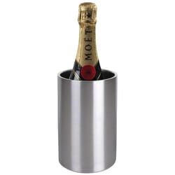 Olympia Brushed Stainless Steel Wine And Champagne Cooler - [C386]