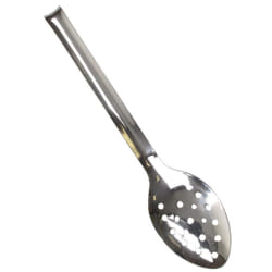 Vogue Perforated Spoon with Hook 12" - [L670]
